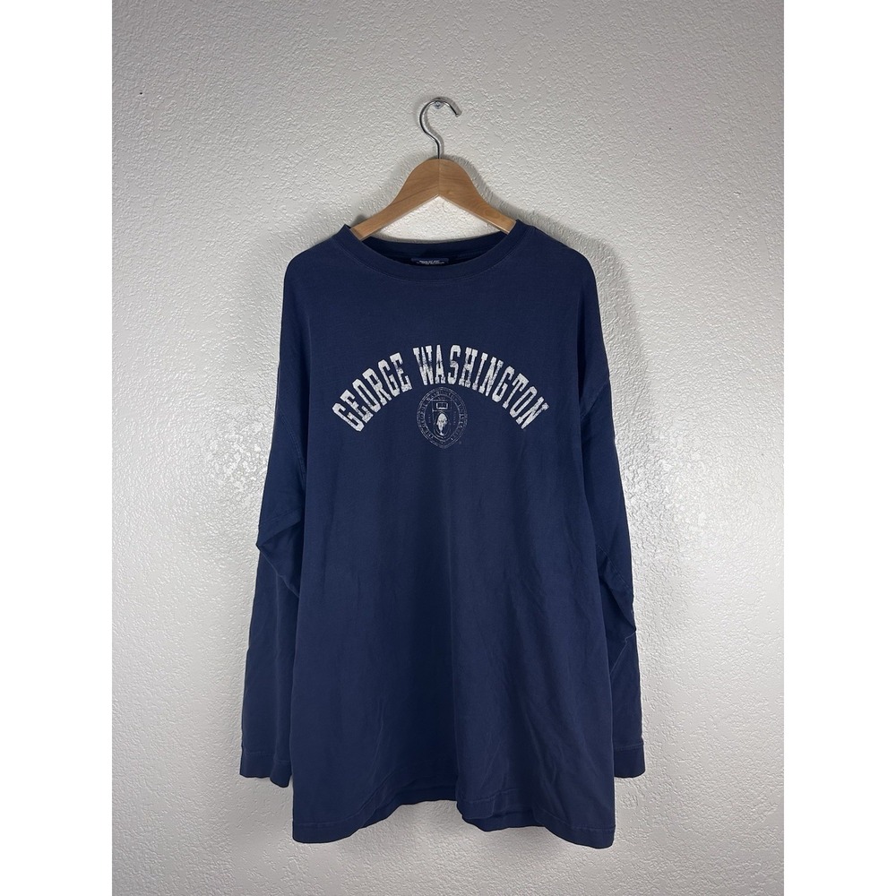 Jansport George Washington University Long Sleeve T-Shirt Navy Blue XL